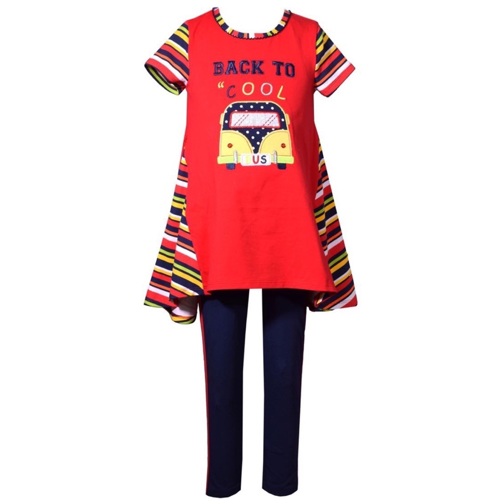 Girls Back to school bookworm outfit Sz 4 5 6 New